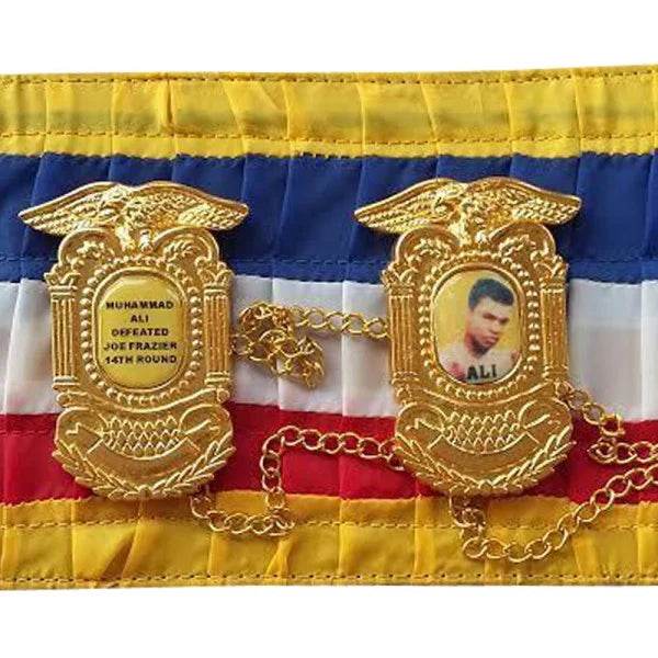 MUHAMMAD ALI Ring Magazine World Championship Belt - WWF Belt