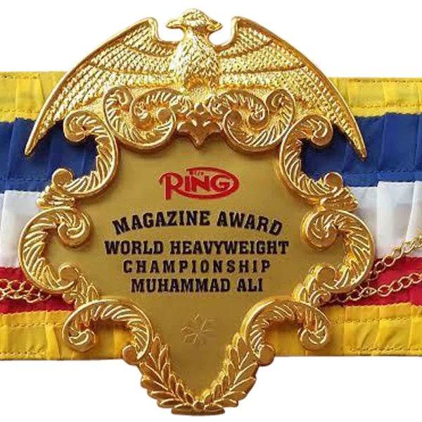 MUHAMMAD ALI Ring Magazine World Championship Belt - WWF Belt