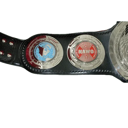 NAWO Mirror Image Tag Team Wrestling Championship Title Belts - WWF Belt