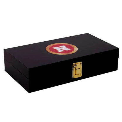 Nebraska Huskers Championship Replica Side Plate Box Set - WWF Belt