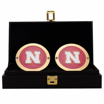 Nebraska Huskers Championship Replica Side Plate Box Set