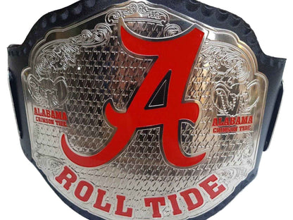 New Alabama Roll Tide Championship Belt Adult Size 2mm Brass