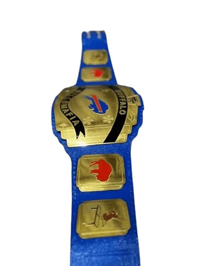 New Buffalo Bills MAFIA NFL Championship Title Belt - WWF Belt