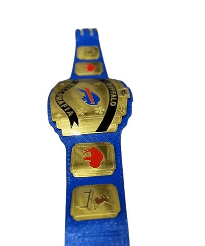 New Buffalo Bills MAFIA NFL Championship Title Belt - WWF Belt