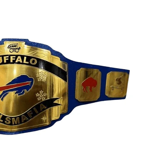 New Buffalo Bills MAFIA NFL Championship Title Belt - WWF Belt