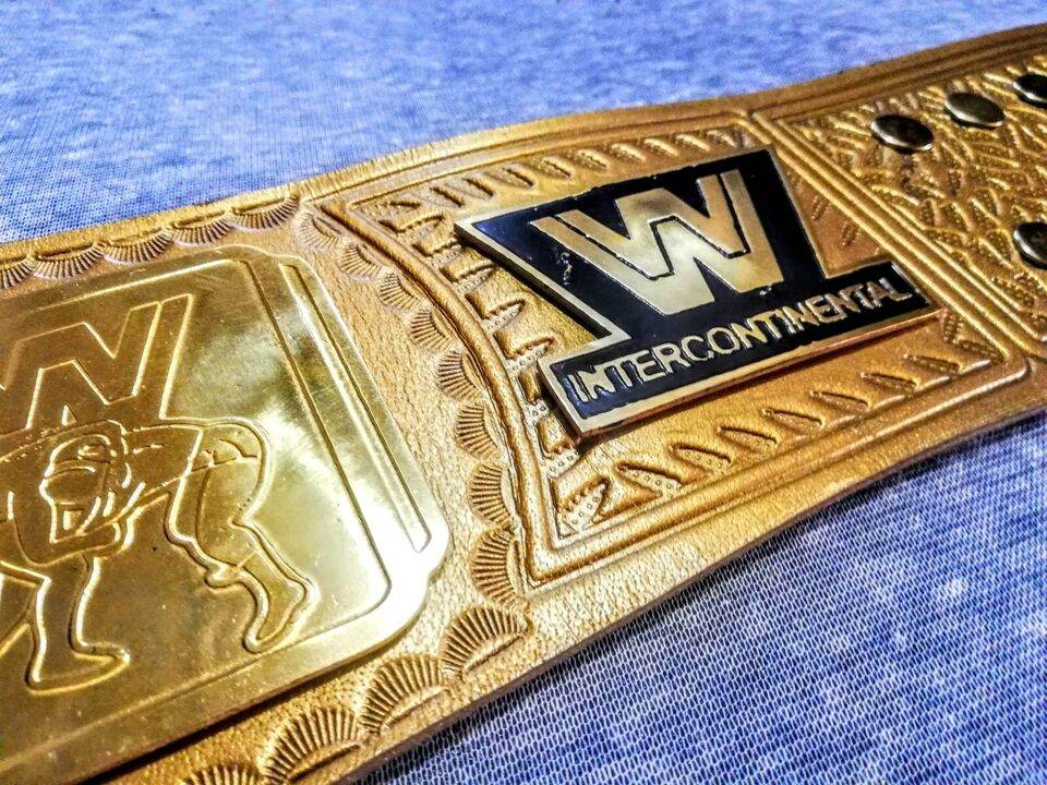 New Intercontinental IC Championship Replica Title Belt - WWF Belt