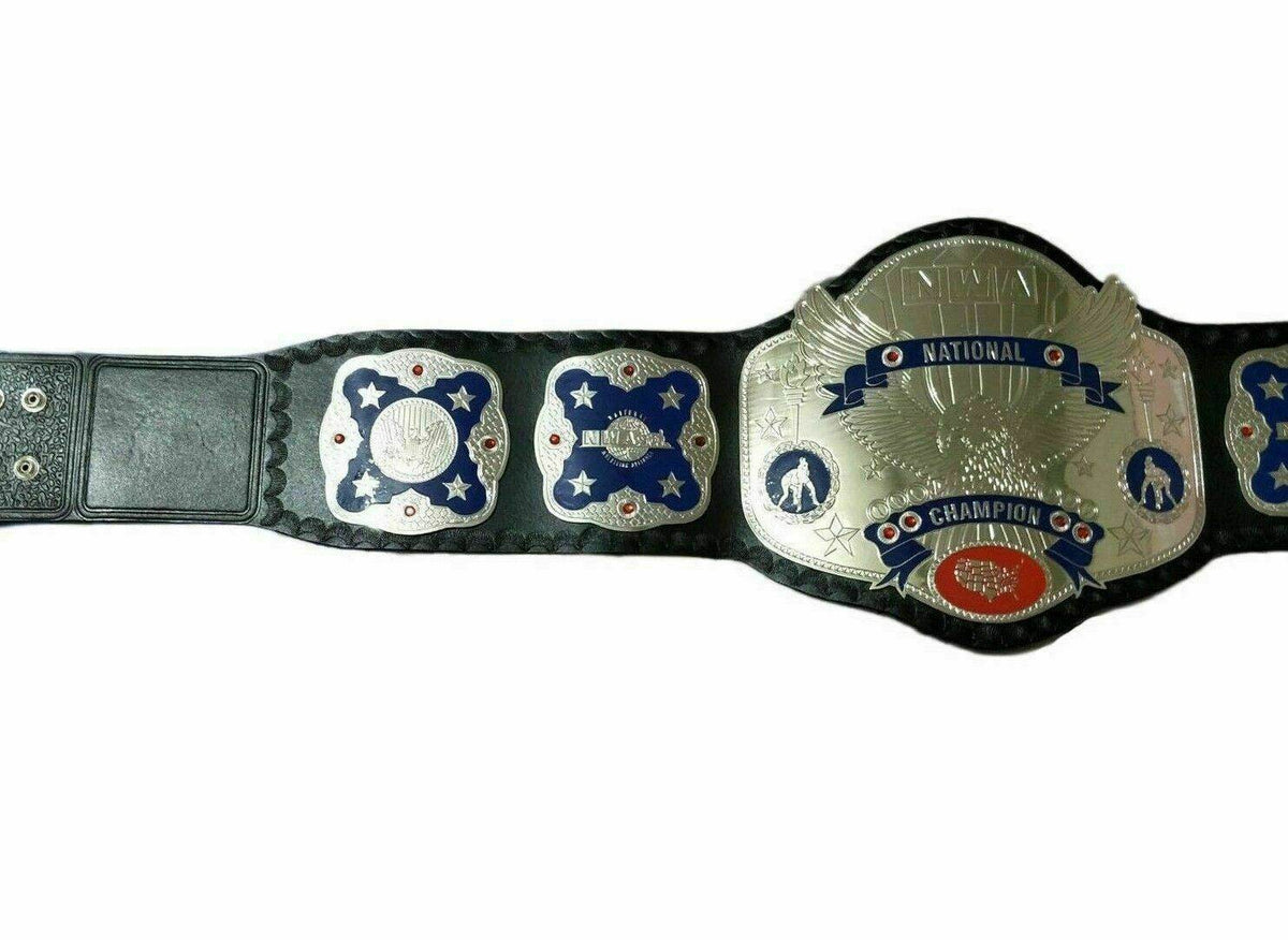 New NWA National Wrestling Championship Replica Title Belt - WWF Belt