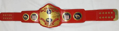 New NWA United States Heavyweight Championship Leather Title Belt - WWF Belt