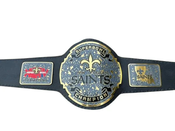 New Orleans Saints Super Bowl NFL Championship Title Belt - WWF Belt