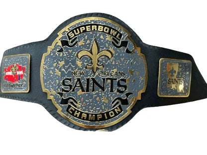 New Orleans Saints Super Bowl NFL Championship Title Belt - WWF Belt