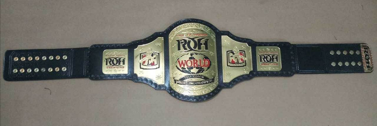 New Ring Of Honor World Wrestling Championship Title Belt - WWF Belt