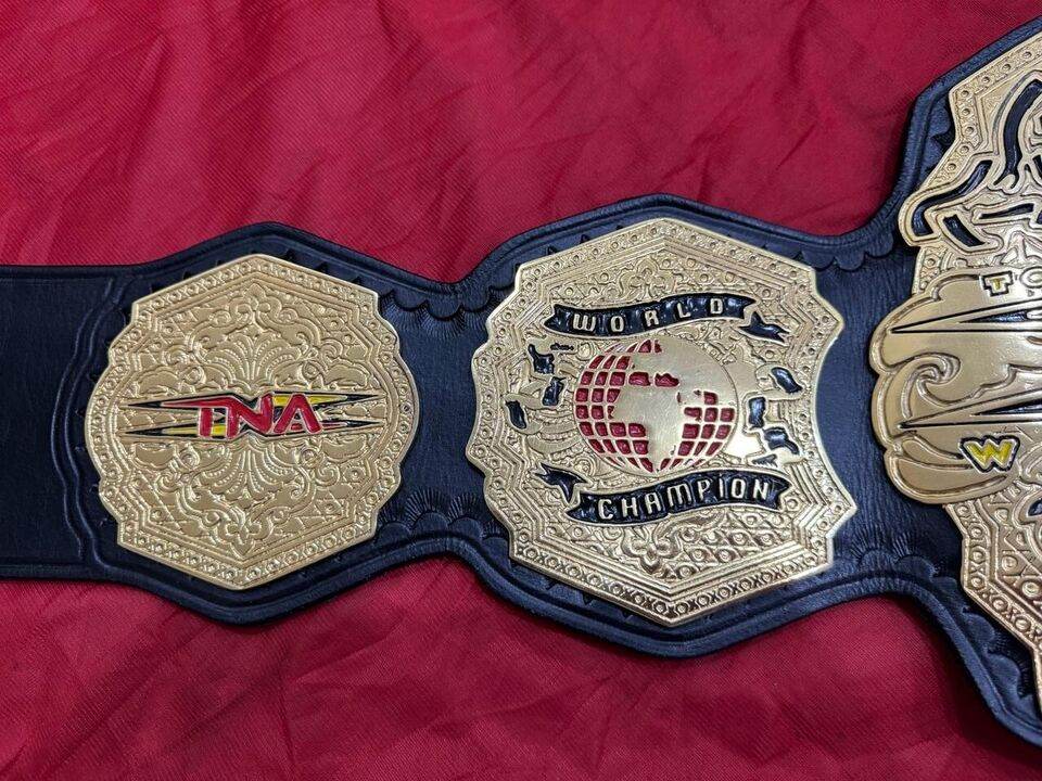 New TNA WORLD Wrestling Championship Title Belt - WWF Belt