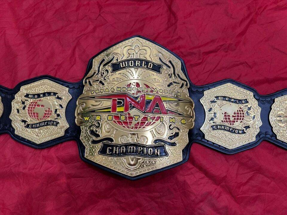 New TNA WORLD Wrestling Championship Title Belt - WWF Belt