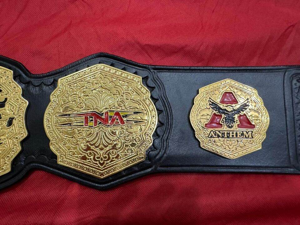 New TNA WORLD Wrestling Championship Title Belt - WWF Belt
