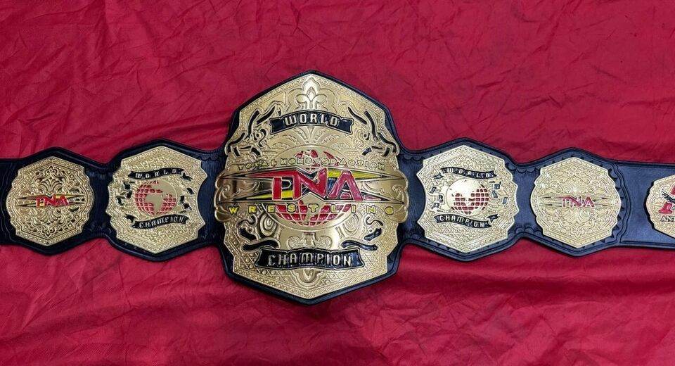 New TNA WORLD Wrestling Championship Title Belt - WWF Belt
