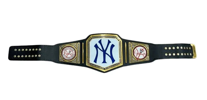 New York NY Yankees 27X MLB World Series Championship Belt - WWF Belt New York NY Yankees 27X MLB World Series Championship Belt - WWF Belt
