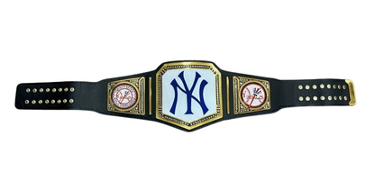 New York NY Yankees 27X MLB World Series Championship Belt Adult Size 2mm Brass