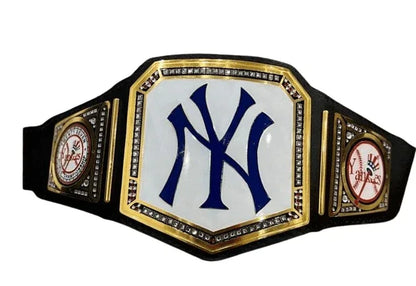 New York NY Yankees 27X MLB World Series Championship Belt - WWF Belt New York NY Yankees 27X MLB World Series Championship Belt - WWF Belt