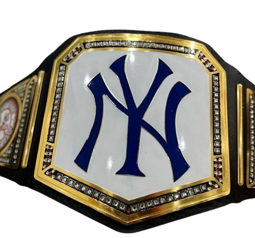 New York NY Yankees 27X MLB World Series Championship Belt Adult Size 2mm Brass