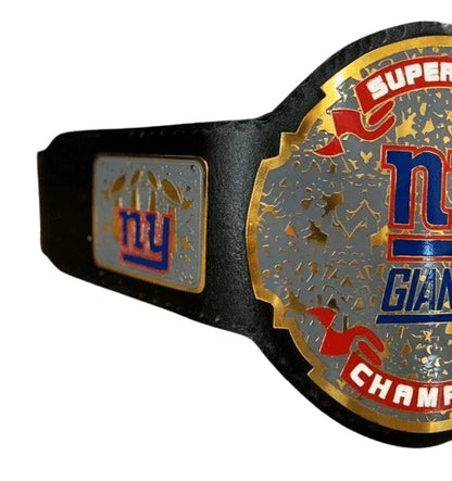 NEWYORK NY GIANTS NFL Championship Belt Adult Size 2mm Brass - WWF Belt