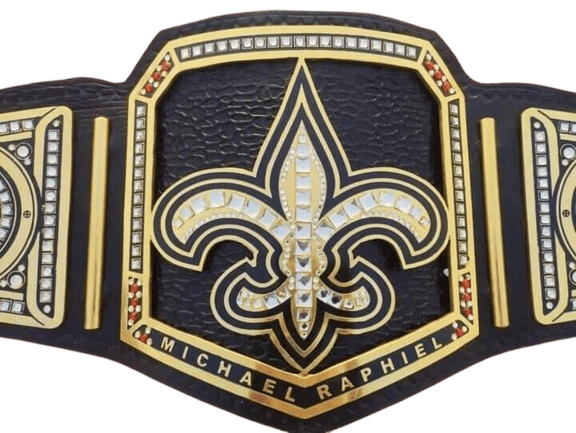 Nfl Custom New Orleans Saints Championship Wrestling BeltChampionship BeltWWF Belt