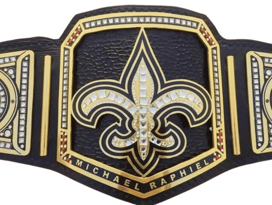 Nfl Custom New Orleans Saints Championship Wrestling BeltChampionship BeltWWF Belt