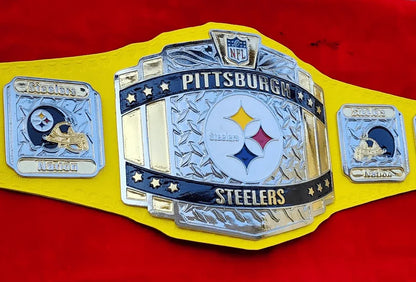 NFL Pittsburgh Steelers Super Bowl Championship Title Belt Football - WWF Belt