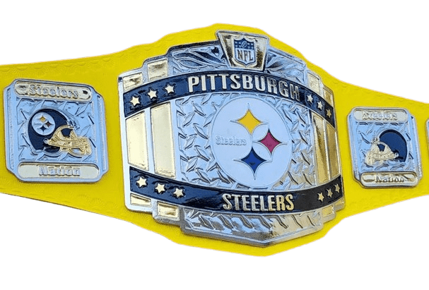NFL Pittsburgh Steelers Super Bowl Championship Title Belt Football - WWF Belt