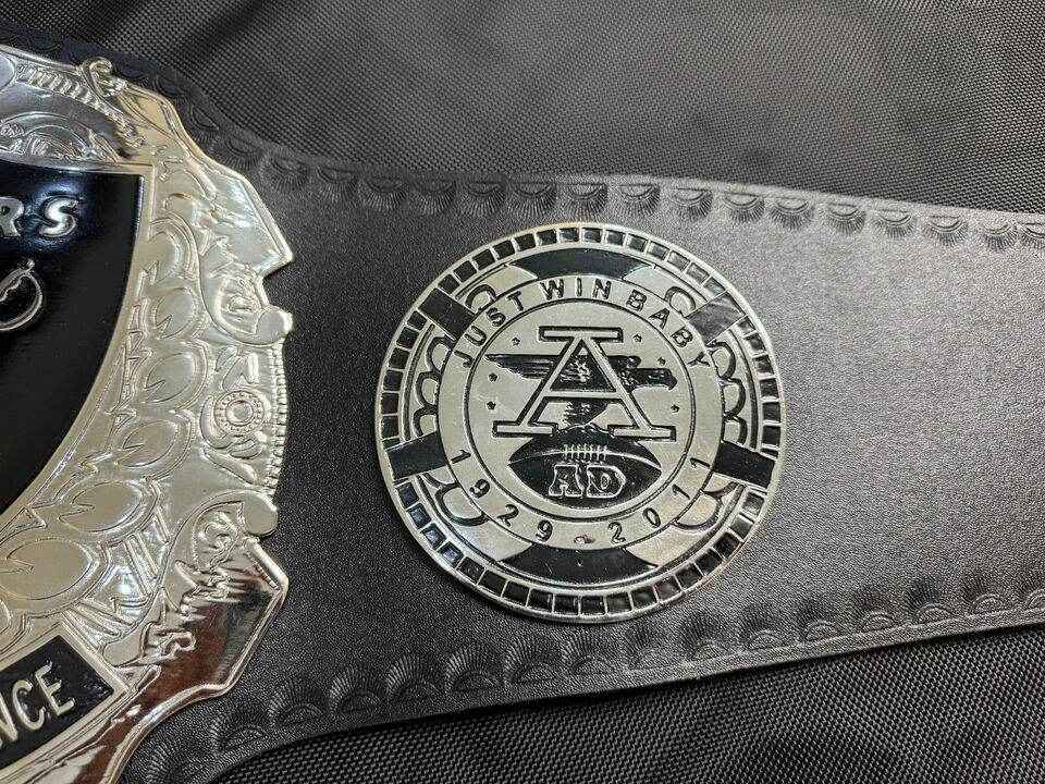 NFL Raiders Championship Belt Adult Size Replica