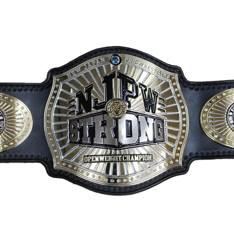 NJPW Strong Openweight Wrestling Championship Title Belt - WWF Belt