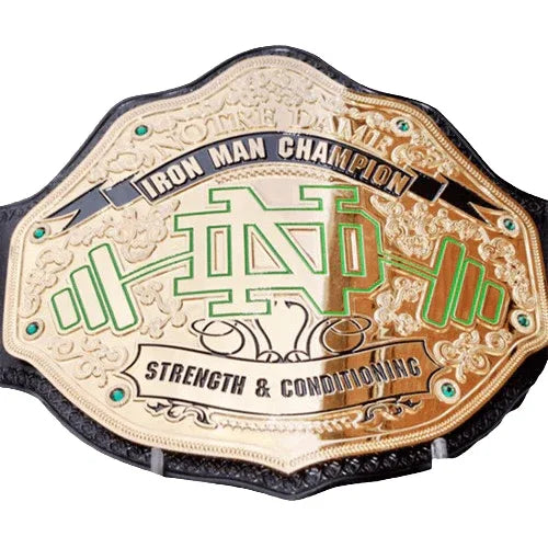 Notre Dame Ironman Championship Belt - WWF Belt