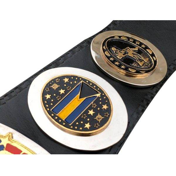 NWA Bahamas Bahamian Heavyweight Wrestling Championship Belt - WWF Belt