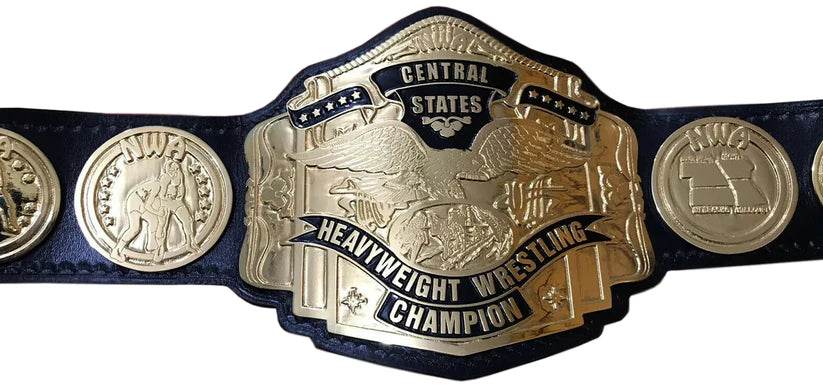 NWA Central States Heavyweight Wrestling Championship Belt - WWF Belt