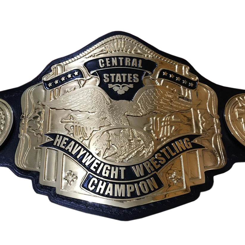 NWA Central States Heavyweight Wrestling Championship Belt - WWF Belt