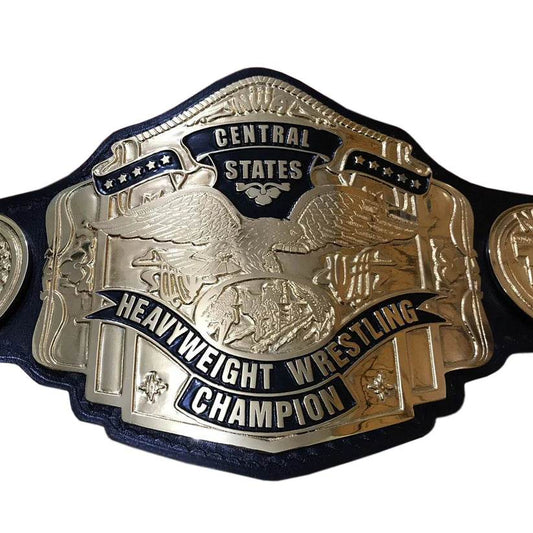 NWA Central States Heavyweight Wrestling Championship Belt - WWF Belt