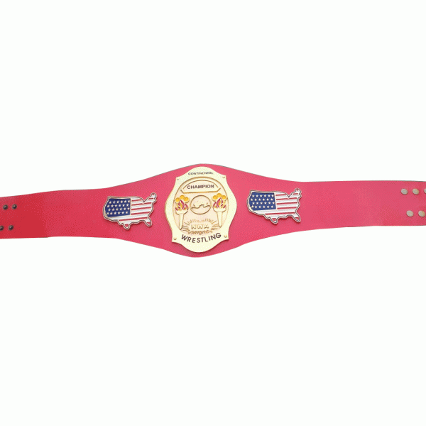 NWA Continental USA Heavyweight Wrestling Champion Belt - WWF Belt
