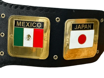 NWA Domed Globe World Wrestling Championship Replica Tittle Belt - WWF Belt