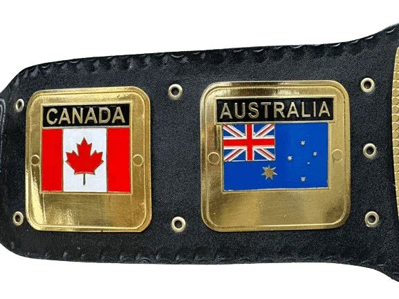 NWA Domed Globe World Wrestling Championship Replica Tittle Belt - WWF Belt