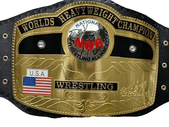 NWA Domed Globe World Wrestling Championship Replica Tittle Belt - WWF Belt