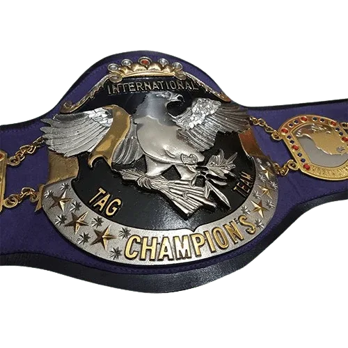 NWA International Tag Team Wrestling Championship Replica Belt - WWF Belt