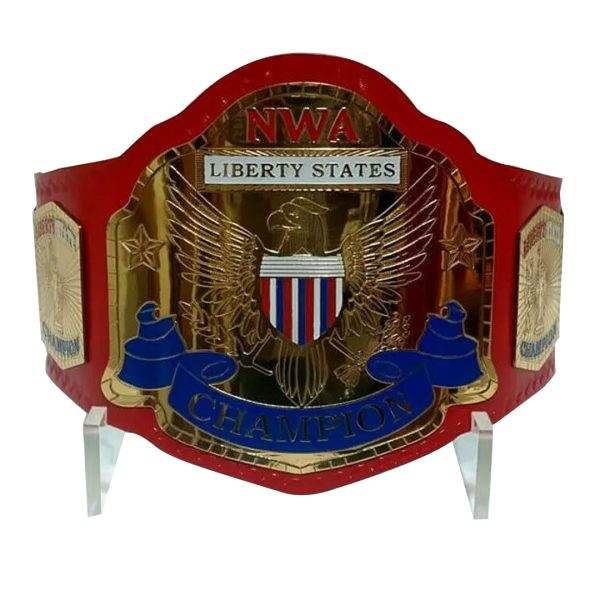 NWA Liberty States Championship Replica Title Belt - WWF Belt