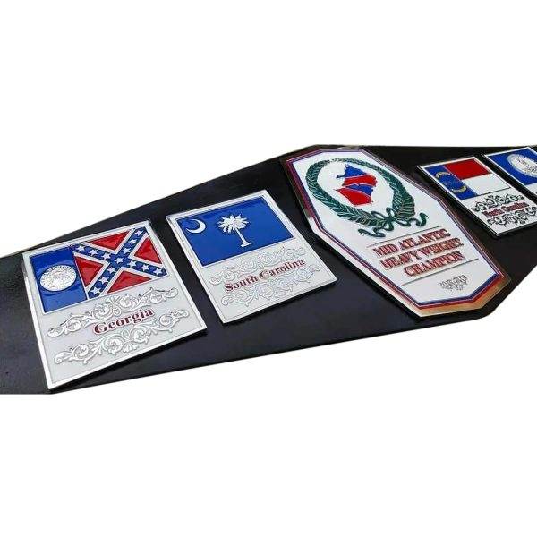 NWA Mid Atlantic Heavyweight Wrestling Championship Title Belt - WWF Belt