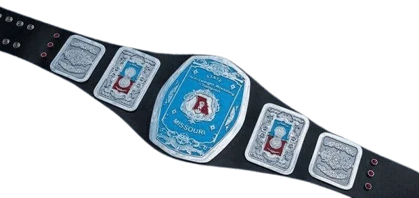 NWA Missouri Heavyweight Title Champion Belt Cando Curtis