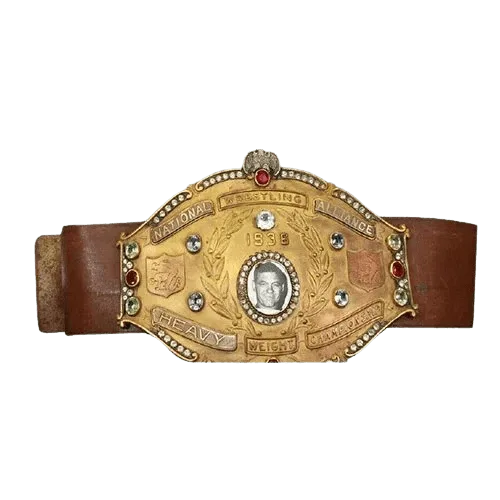 NWA National Wrestling Alliance 1938 Orville Brown Championship Belt - WWF Belt