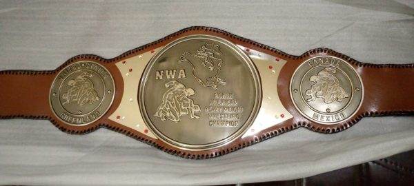 NWA North American Heavyweight Title Tri State Mid South Champion Belt - WWF Belt