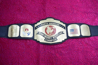 Nwa North American Heavyweight Wrestling Champion Title Belt - WWF Belt