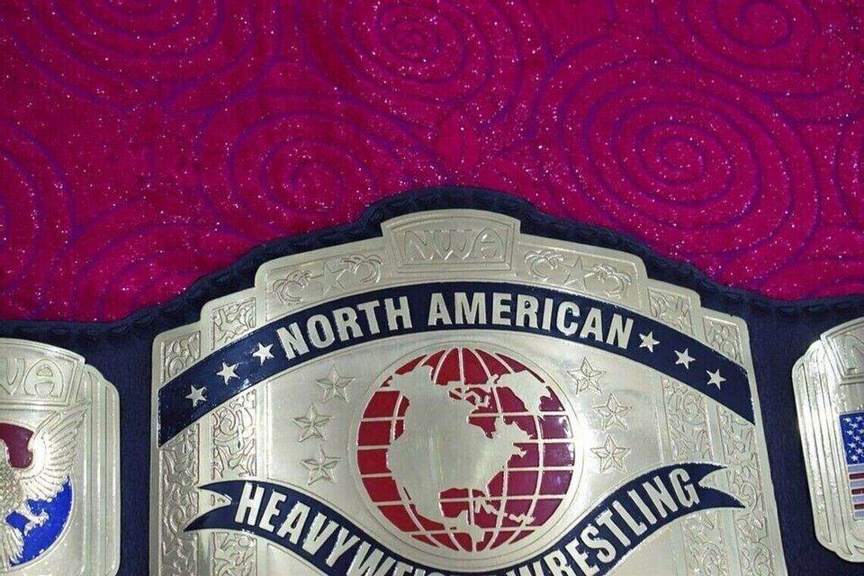 Nwa North American Heavyweight Wrestling Champion Title Belt - WWF Belt