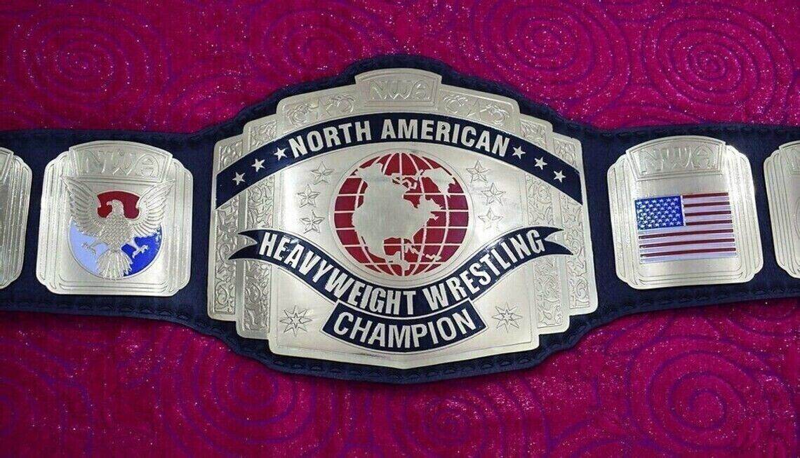 Nwa North American Heavyweight Wrestling Champion Title Belt - WWF Belt