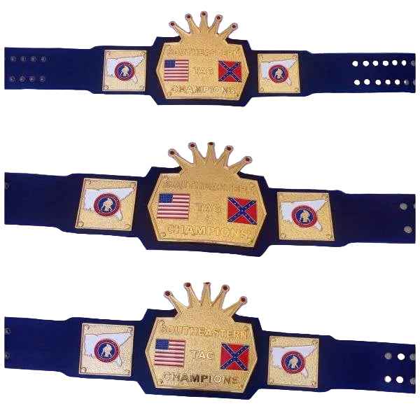 NWA Southeastern Tag Champion Title Belt Jerry Stubbs