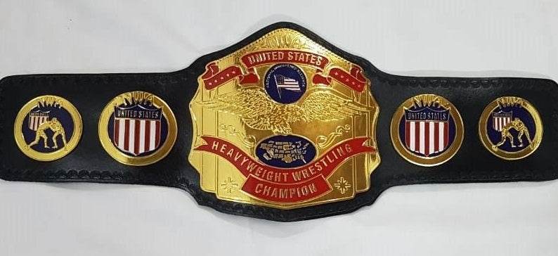 NWA United States Heavyweight Wrestling Championship Title Belt - WWF Belt